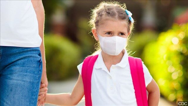 Child COVID-19 mask school kid mgn